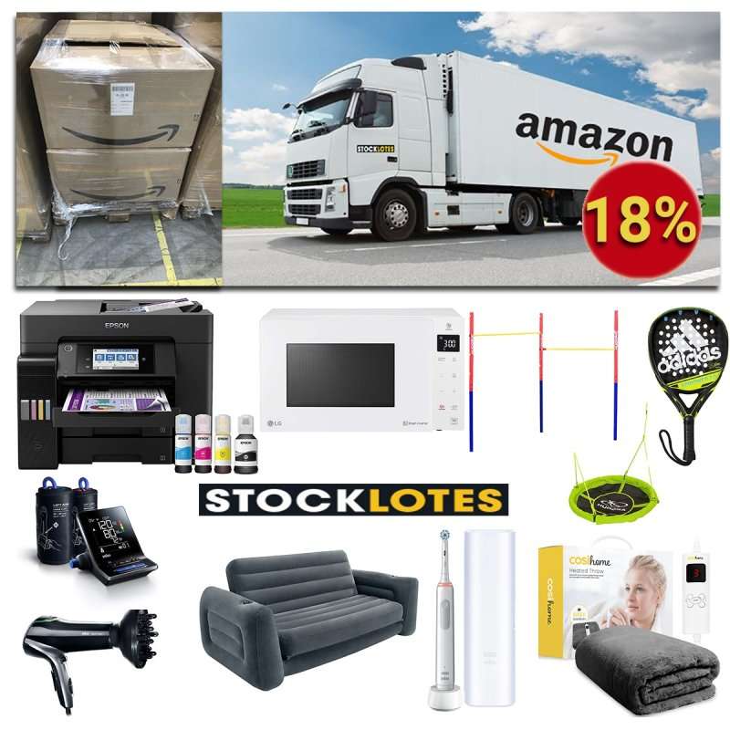 Palet de Amazon - deporte, electrónica, música...